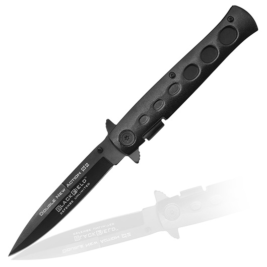 BlackField Einhandmesser DNA (Double New Action) schwarz