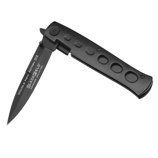 BlackField Einhandmesser DNA (Double New Action) schwarz Bild 3