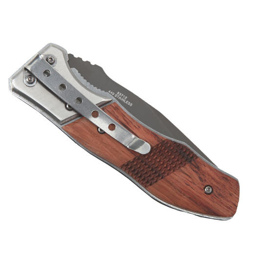 Haller e.d.c. Taschenmesser mit Titanbeschichtung Ebenholzgriff inkl. Grteltasche Bild 1