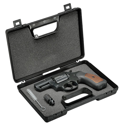 ME38 Compact Schreckschussrevolver Kaliber 9 mm R.K. brniert Holzoptik Bild 4