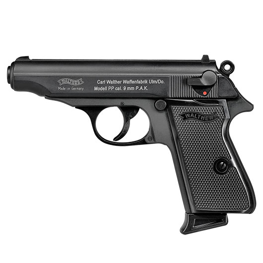 Walther PP Schreckschuss Pistole Kal. 9mm P.A.K. schwarz brniert