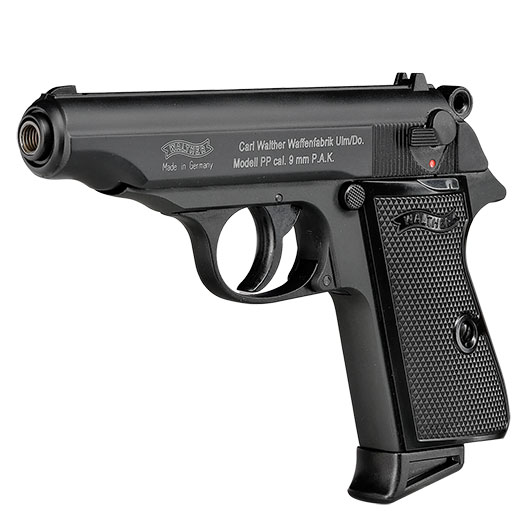 Walther PP Schreckschuss Pistole Kal. 9mm P.A.K. schwarz brniert Bild 2