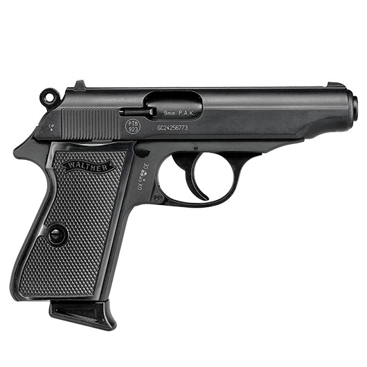 Walther PP Schreckschuss Pistole Kal. 9mm P.A.K. schwarz brniert Bild 3