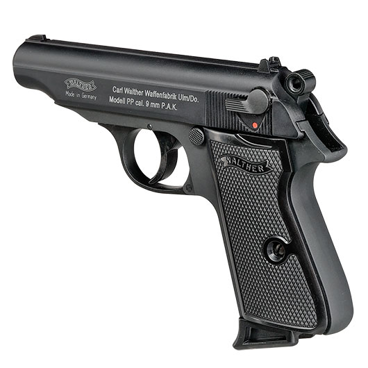 Walther PP Schreckschuss Pistole Kal. 9mm P.A.K. schwarz brniert Bild 7