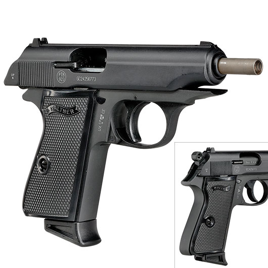 Walther PP Schreckschuss Pistole Kal. 9mm P.A.K. schwarz brniert Bild 9