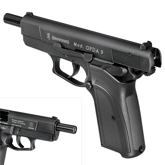 Browning GPDA 9 Schreckschuss Pistole 9mm P.A.K. schwarz brniert Bild 8