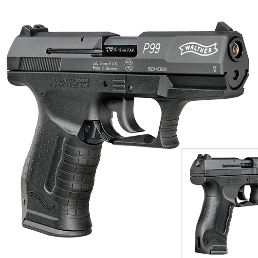 Walther P99 Schreckschuss Pistole 9mm P.A.K. schwarz Bild 9