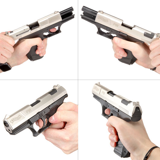 Walther P99 Schreckschuss Pistole 9mm P.A.K. bicolor Bild 11
