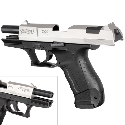 Walther P99 Schreckschuss Pistole 9mm P.A.K. bicolor Bild 8