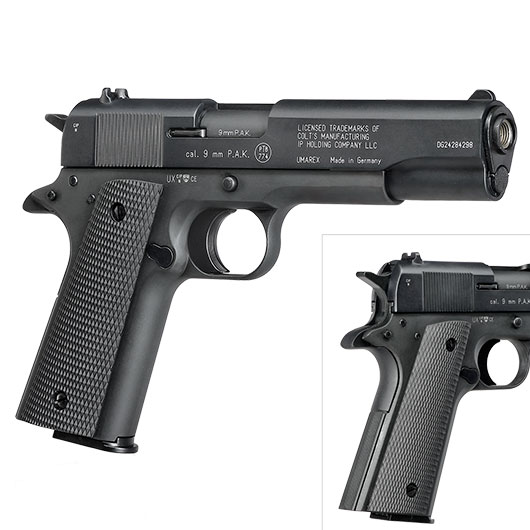 Colt Government 1911 A1 Schreckschuss Pistole brniert Bild 9