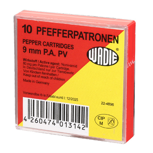 Wadie Pfefferpatrone 9mm PAK 10 Stck Bild 1