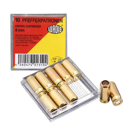 Pfefferpatronen Kaliber 8 mm 10 Stck