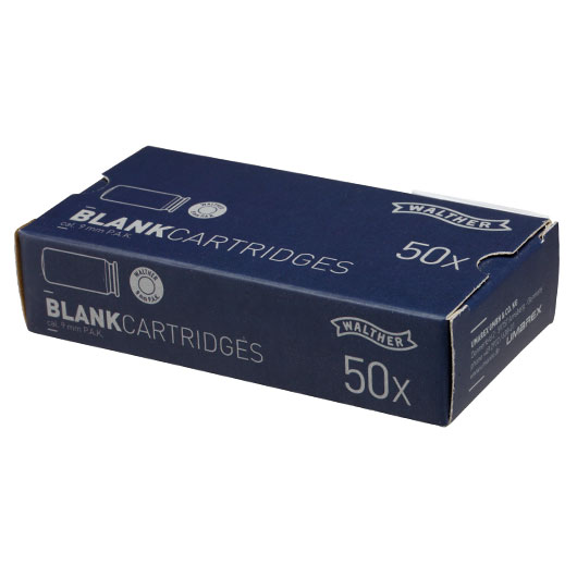 Walther Knallpatronen - Platzpatronen 9mm P.A.K. 50 Stck Bild 10