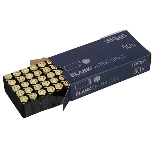 Walther Knallpatronen - Platzpatronen 9mm P.A.K. 50 Stck Bild 4