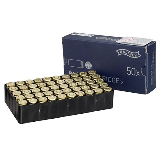 Walther Knallpatronen - Platzpatronen 9mm P.A.K. 50 Stck Bild 5