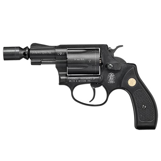 Smith & Wesson Chiefs Special Schreckschussrevolver Kal. 9mm R.K. brniert Bild 10