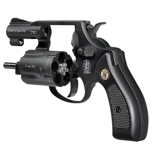 Smith & Wesson Chiefs Special Schreckschussrevolver Kal. 9mm R.K. brniert Bild 7