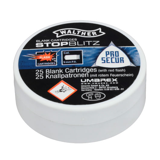 Walther Stop-Blitz Kal. 9 mm P.A.K. 25 Stck Bild 2