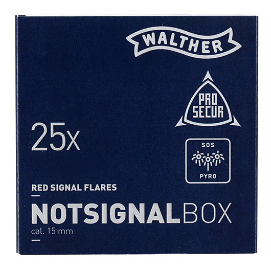 Not-Signal-Box 25 Signalsterne fr Schreckschusswaffen Bild 1
