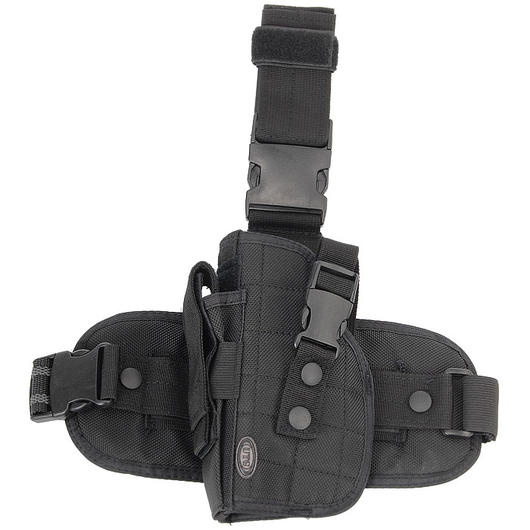 UTG Beinholster Special OPS, schwarz, gro, Linkshnder, mit Beinpad