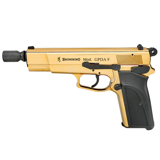 Browning GPDA9 Schreckschuss Pistole 9mm P.A.K. gold finish Bild 10