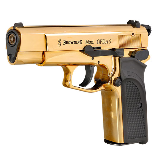Browning GPDA9 Schreckschuss Pistole 9mm P.A.K. gold finish Bild 2