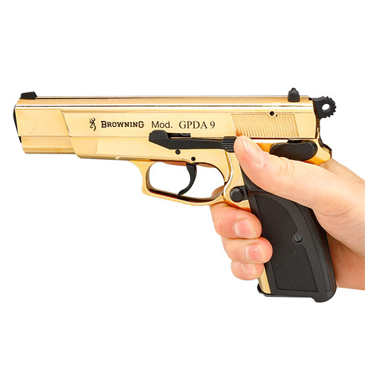 Browning GPDA9 Schreckschuss Pistole 9mm P.A.K. gold finish Bild 5