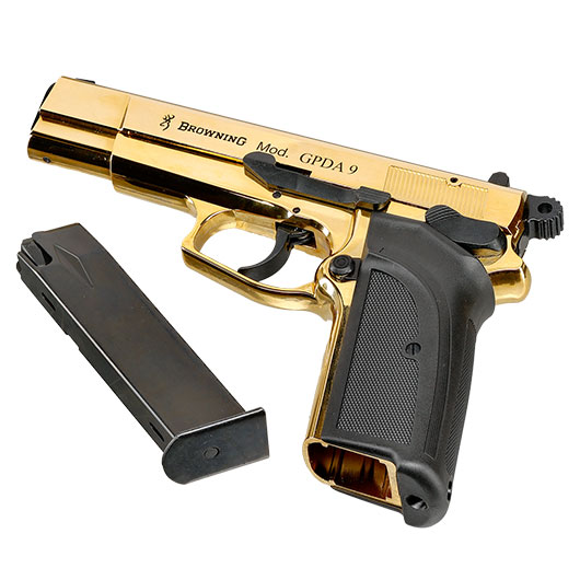Browning GPDA9 Schreckschuss Pistole 9mm P.A.K. gold finish Bild 6