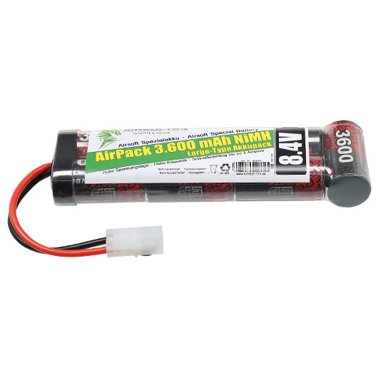 Airsoft24 AirPack Akku 8.4V 3600mAh NiMH Large-Type mit TAM Anschluss Bild 2