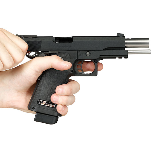 Wei ETech Hi-Capa 5.1 R-Type Vollmetall GBB 6mm BB schwarz Bild 11