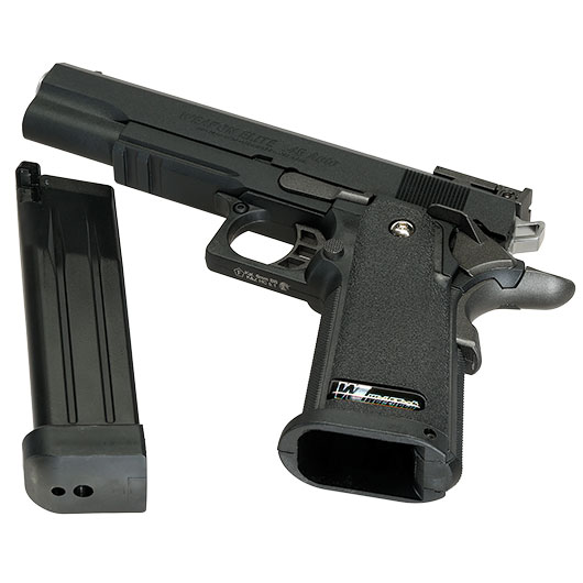 Wei ETech Hi-Capa 5.1 R-Type Vollmetall GBB 6mm BB schwarz Bild 7