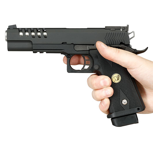 Wei ETech Hi-Capa 5.1 K-Type Vollmetall GBB 6mm BB schwarz Bild 3
