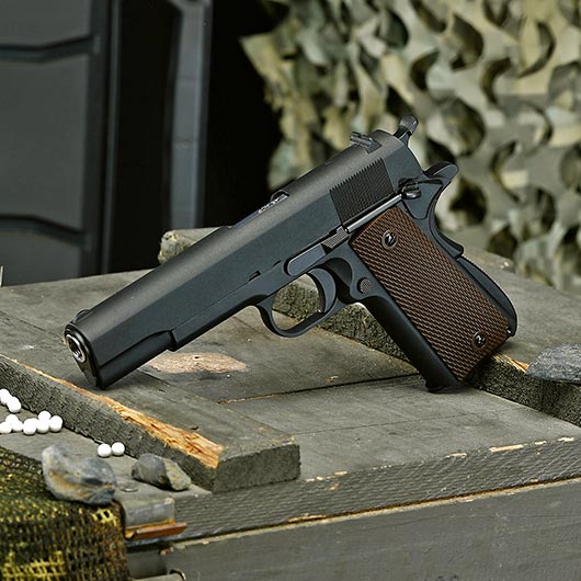 Wei-ETech M1911A1 Vollmetall GBB 6mm BB schwarz - V3 Bild 1