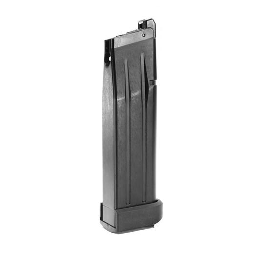 Wei-ETech Hi-Capa 3.8 / 4.3 / 5.1 / 5.2 / P14 Magazin 31 Schuss (Softairgas-Version) schwarz Bild 1