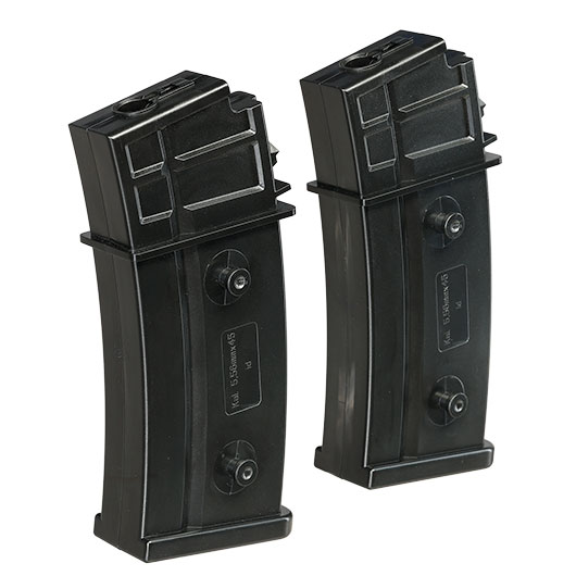 MAG G36 Polymer Magazin Mid-Cap 100 Schuss schwarz - 2er Set Bild 1