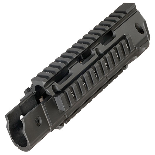 King Arms FAL CNC Aluminium RAS Rail Handguard Kit Short-Type schwarz f. King Arms FAL / FAL Tactical Carbine S-AEG