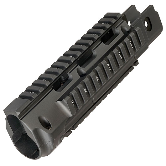 King Arms FAL CNC Aluminium RAS Rail Handguard Kit Short-Type schwarz f. King Arms FAL / FAL Tactical Carbine S-AEG Bild 1
