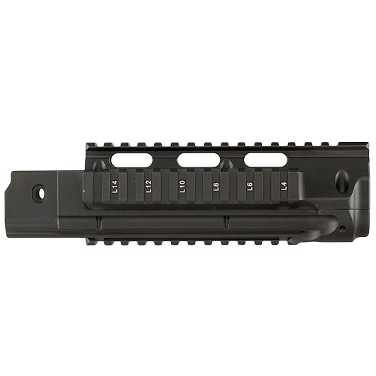 King Arms FAL CNC Aluminium RAS Rail Handguard Kit Short-Type schwarz f. King Arms FAL / FAL Tactical Carbine S-AEG Bild 2