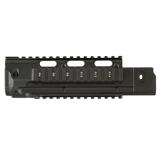 King Arms FAL CNC Aluminium RAS Rail Handguard Kit Short-Type schwarz f. King Arms FAL / FAL Tactical Carbine S-AEG Bild 3