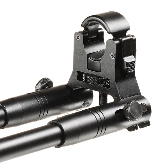 UTG Tactical Clamp-On Bipod Metall Zweibein - Metallfe 190 - 250mm schwarz Bild 2