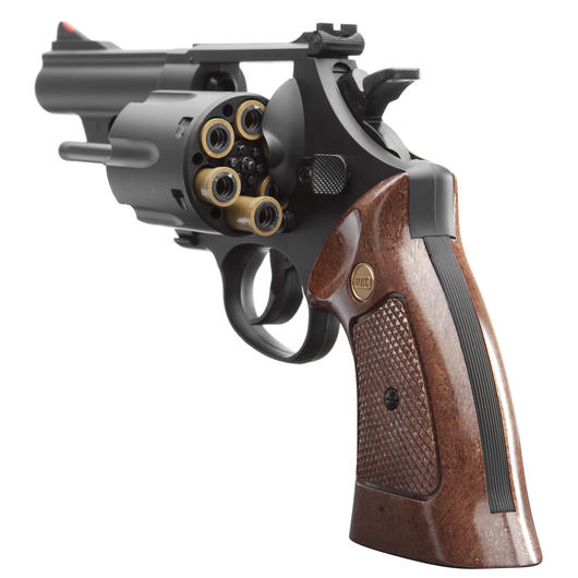 UHC M-29 4 Zoll Softair Revolver 6mm BB schwarz mit Hlsen Bild 3