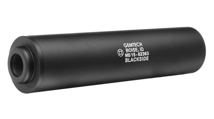 MadBull / Gemtech Blackside Aluminium Silencer schwarz 14mm - Bild 1