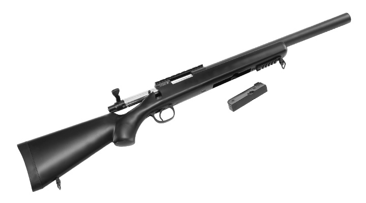 Well M700 Short-Type Snipergewehr Springer 6mm BB schwarz Bild 5