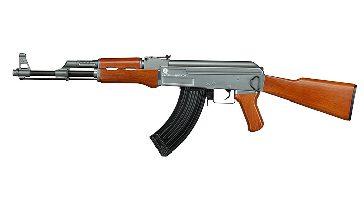 Cybergun Kalashnikov AK47 Fixed Stock S-AEG 6mm BB Holzoptik Bild 1