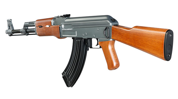 Cybergun Kalashnikov AK47 Fixed Stock S-AEG 6mm BB Holzoptik Bild 9
