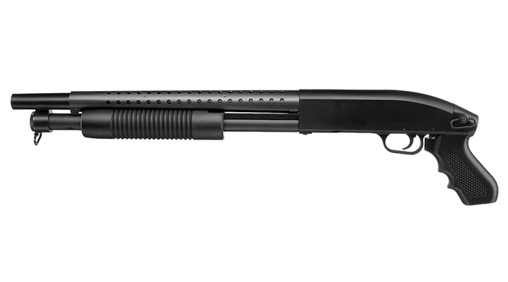 D.E. M500 Combat Shotgun Shorty Version Springer 6mm BB schwarz Bild 1
