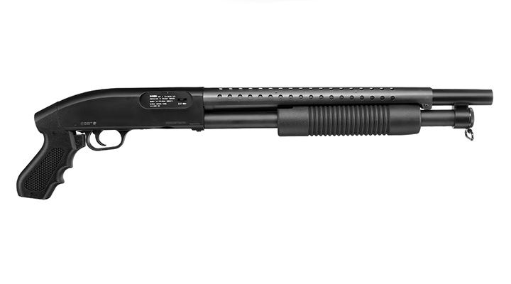 D.E. M500 Combat Shotgun Shorty Version Springer 6mm BB schwarz Bild 2
