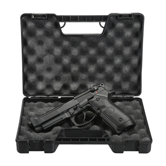 Double Bell M92 Elite Vollmetall GBB 6mm BB schwarz inkl. Pistolenkoffer Bild 8