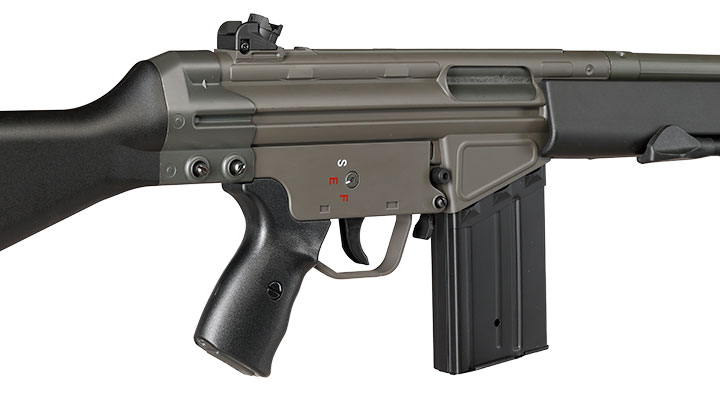 Jing Gong G3 SG1 Pro-Series Airsoft S-AEG 6mm BB schwarz / grau Bild 9