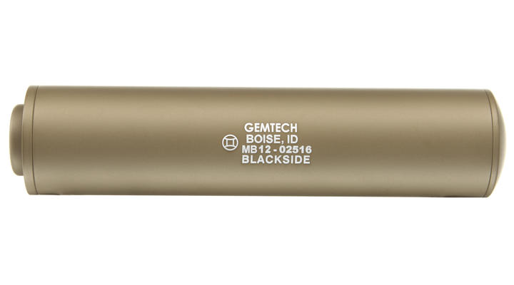 MadBull / Gemtech Blackside Aluminium Silencer Desert Tan 14mm - Bild 3